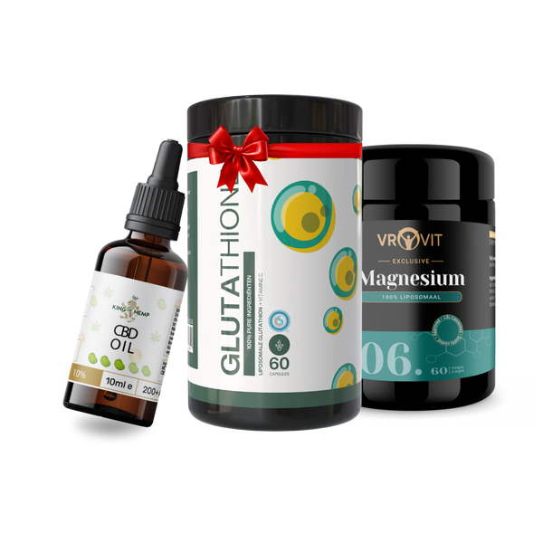 The Recovery Protocol bundel: LSL Complex, CBD olie 10% en liposomaal magnesium