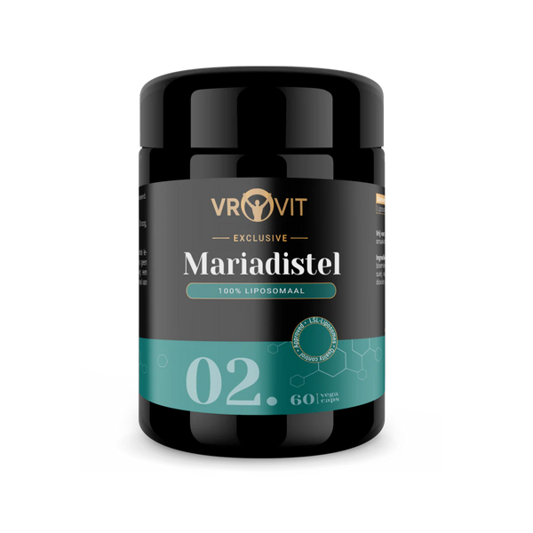Vrovit No.2 Liposomale Mariadistel – 60 vegan capsules – OrganicLeaf