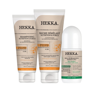 Hekka Shampoo & Conditioner + <b>GRATIS</b> massage roller | Aroma & Ontspanning Bundel