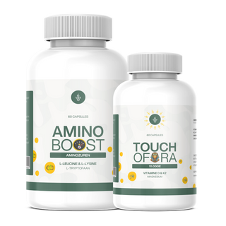 Amino boost + Touch of Ra | Fit & Power Bundel