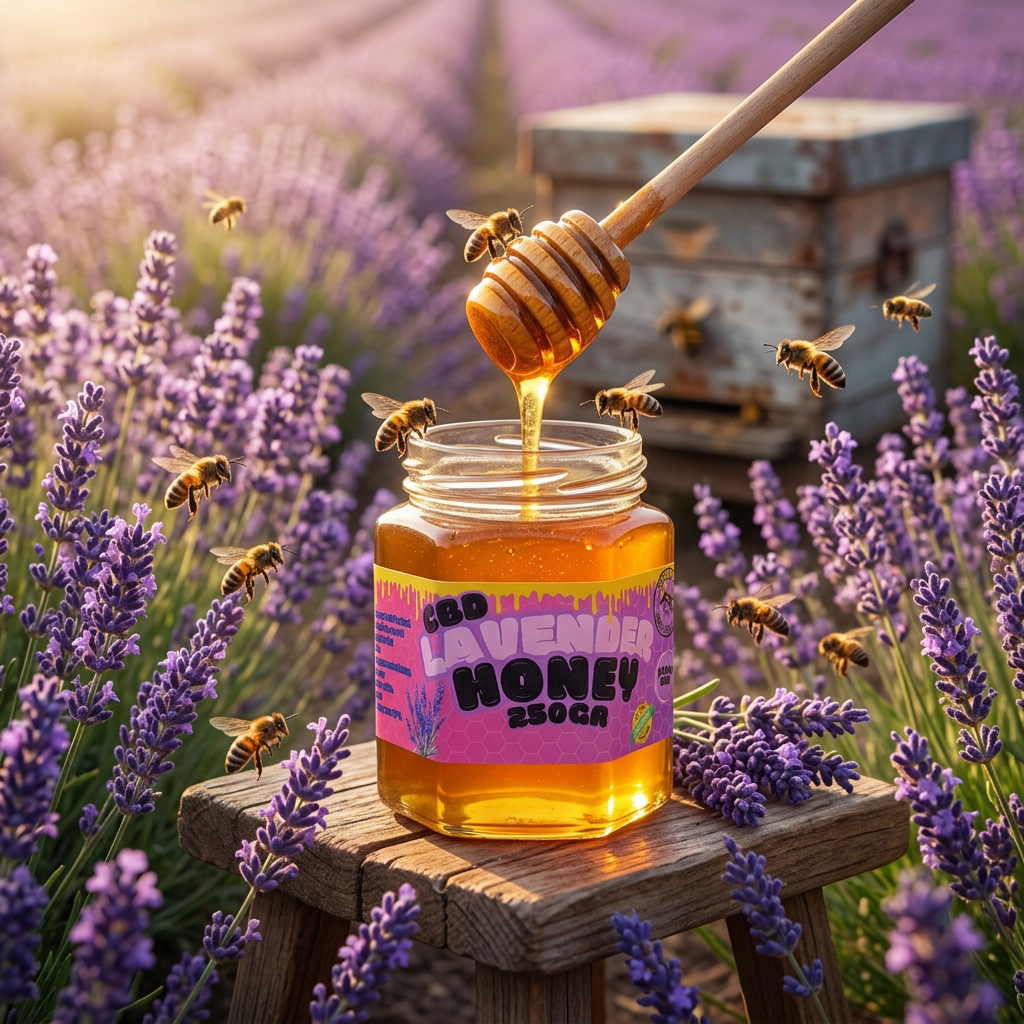 Mysteriebees Lavendelhoning - 100% Puur, Rauw & Rustgevend