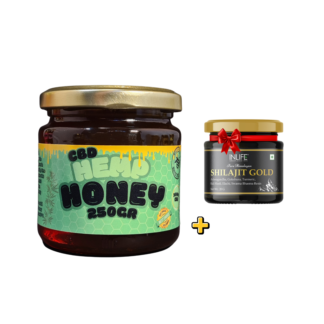 The Reset Bundle - Mysteybees Hemp Honing + Shilajit Gold  | Organicleaf