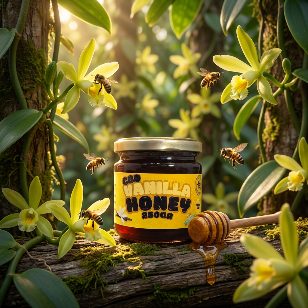 Mysterybees Vanille Honing - Rauw, Romig & Puur